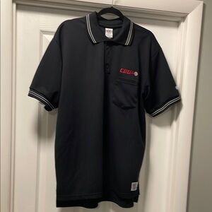 Cliff Keen CBUAO Umpire Black Polo Shirt size L